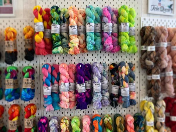 Coorie Creative yarn wall