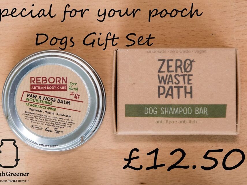 Weigh Greener dogs gift set