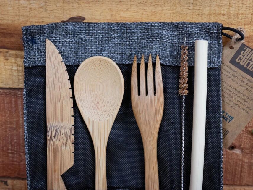 A Longer Table Bamboo Cutlery Set 2